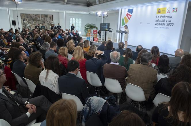 Silvia Moroder, en el encuentro «La pobreza infantil y la Agenda 2030»