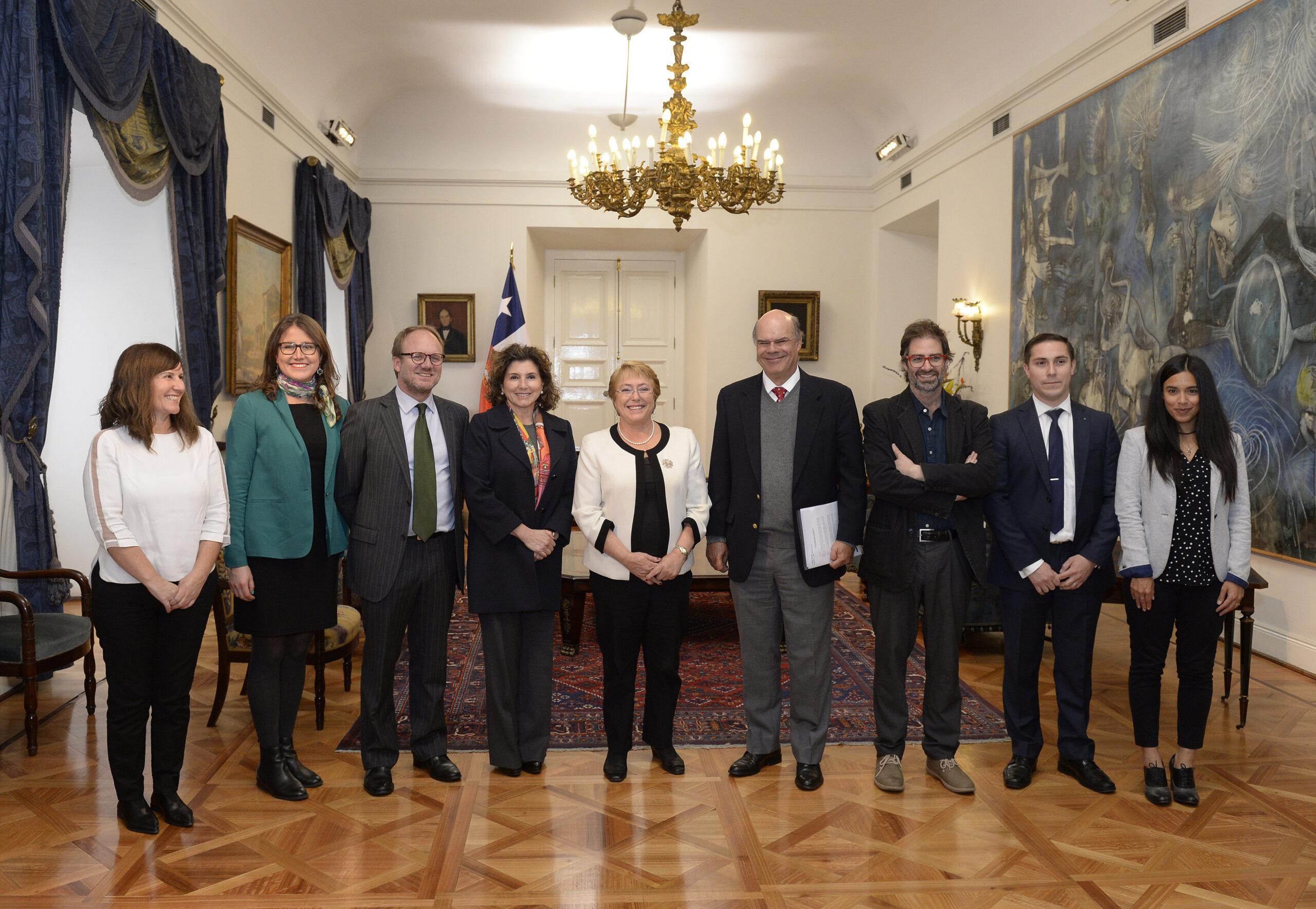 Michelle Bachelet con la Fundación ANAR Chile