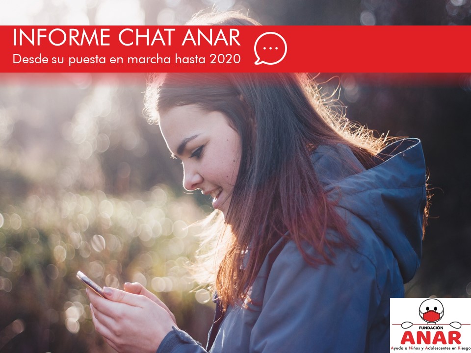 Más de 11.600 menores en riesgo de maltrato han pedido ayuda a través del Chat ANAR, impulsado por la Fundación ANAR con la colaboración de la Fundación “la Caixa”