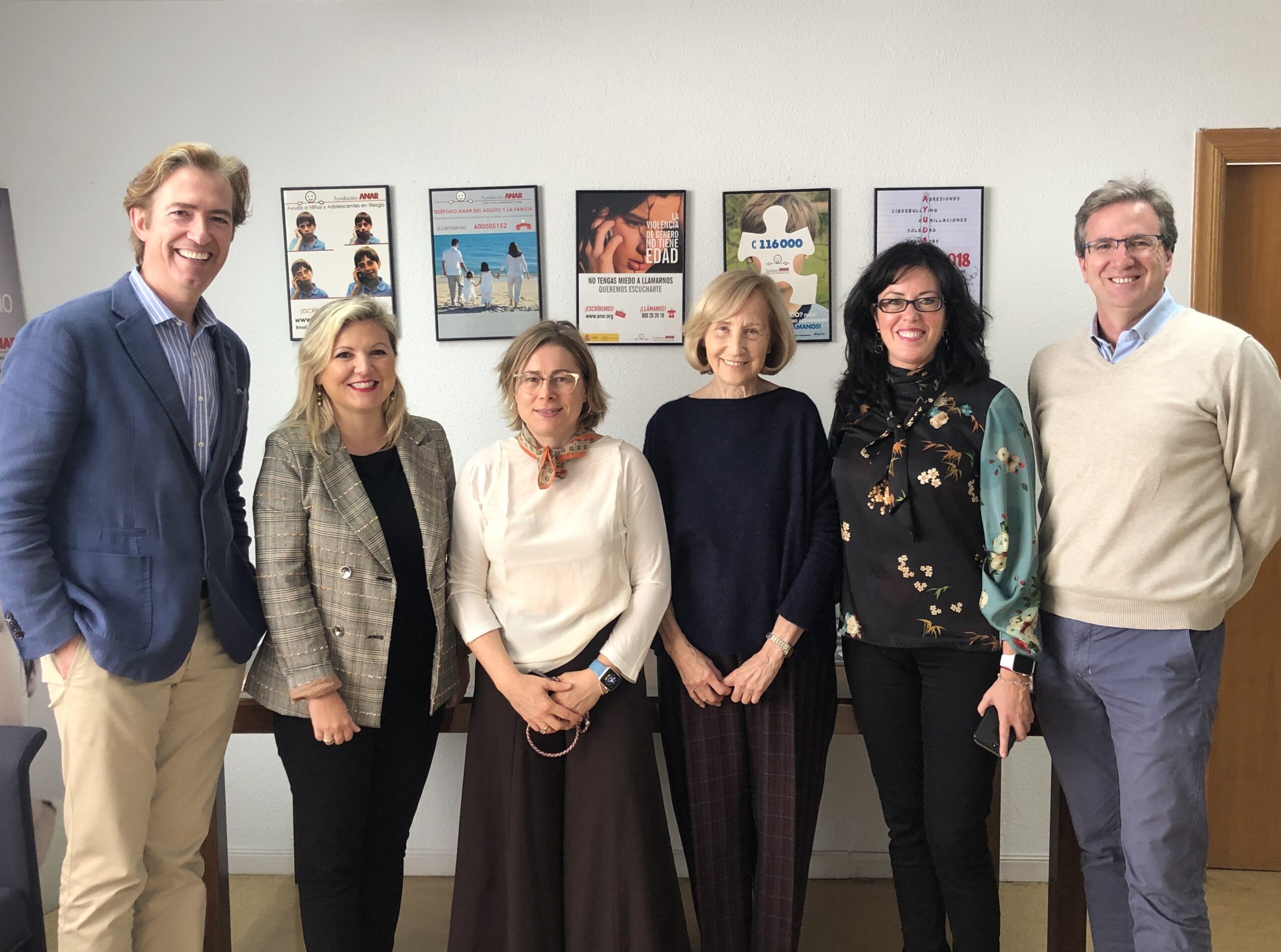 Ana Sastre Campo, Directora General de Infancia, Familia y Natalidad de la Comunidad de Madrid visita la Fundación ANAR.