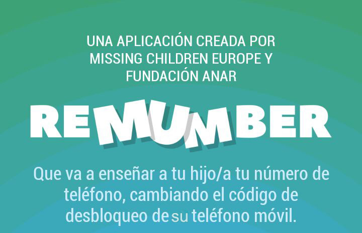 REMUMBER, la APP que ayuda a los niños y niñas a recordar el número de teléfono de sus padres