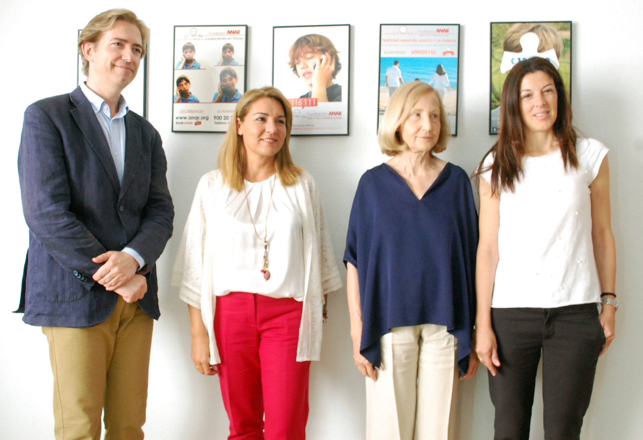 Silvia Moroder, presidenta de ANAR recibe a la secretaria de Estado de Igualdad y Servicios Sociales