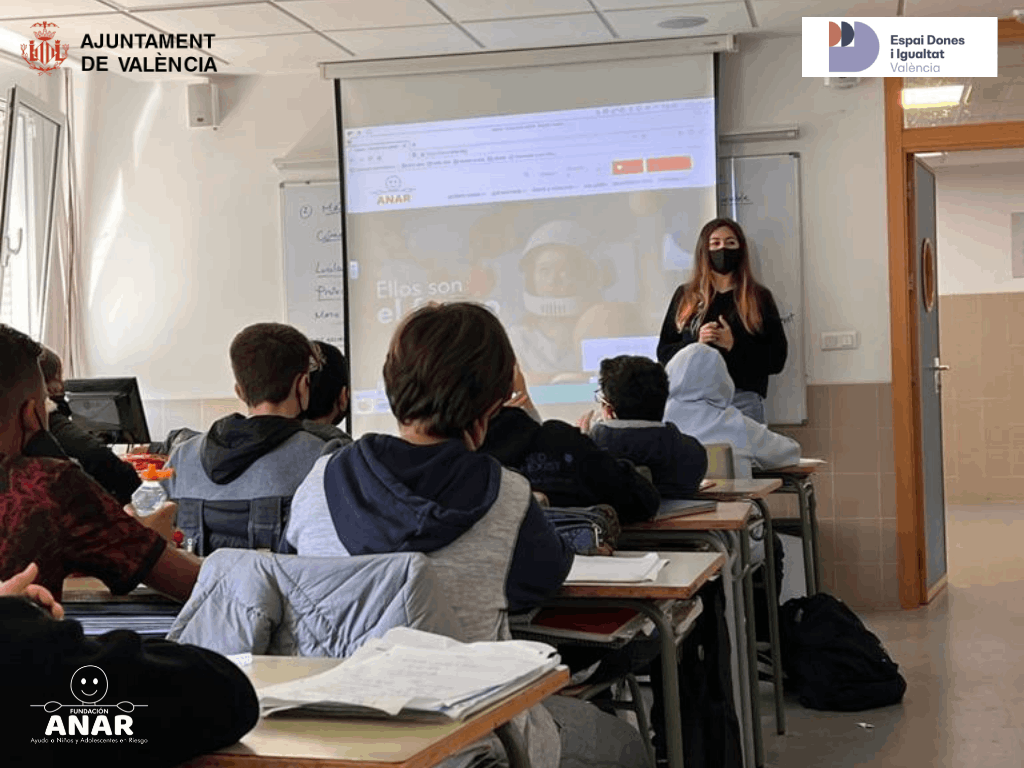 ANAR Valencia: Comienza el programa “Buen Trato en pareja” en 10 centros educativos de Valencia