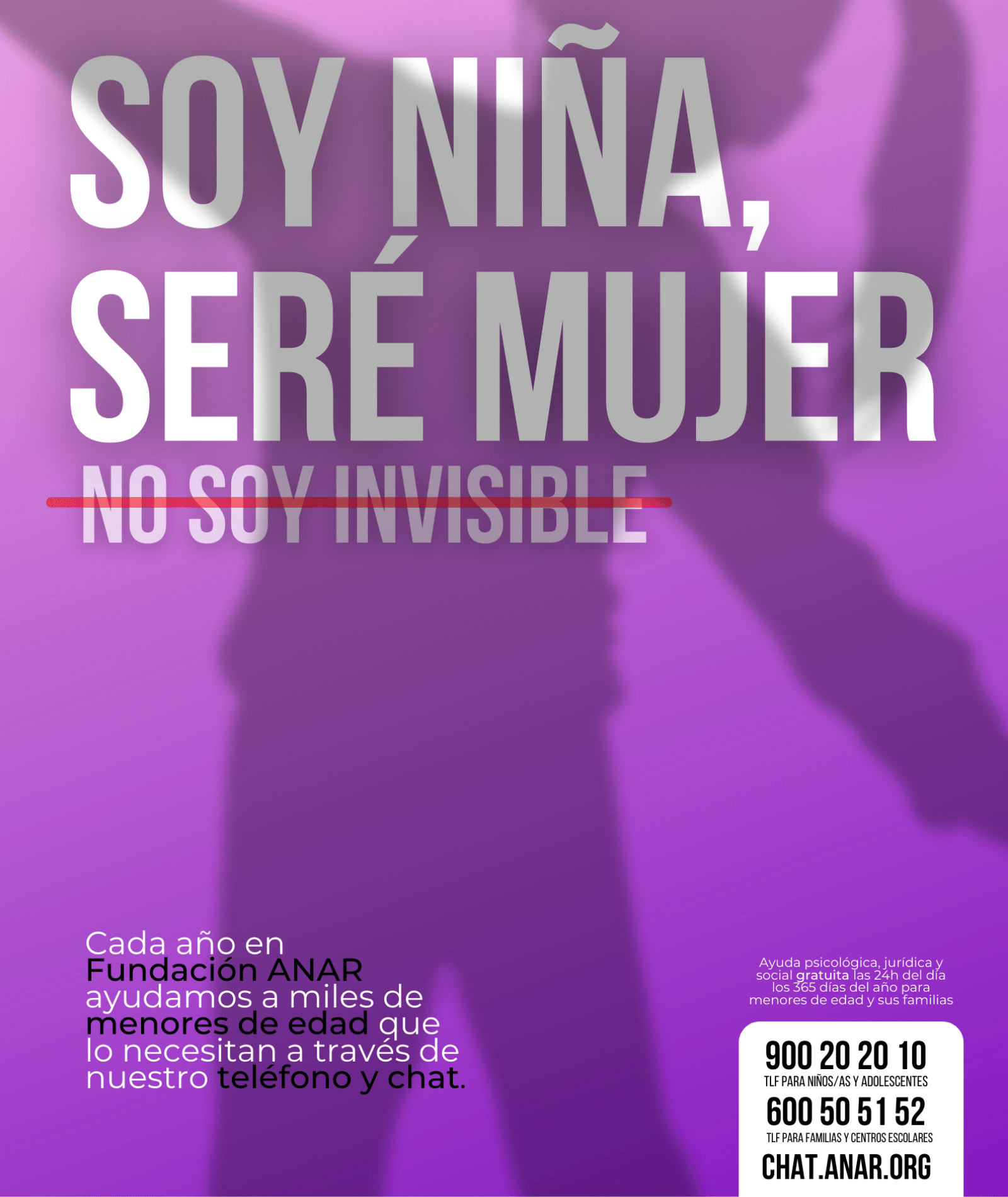 Soy niña, seré mujer. No soy invisible