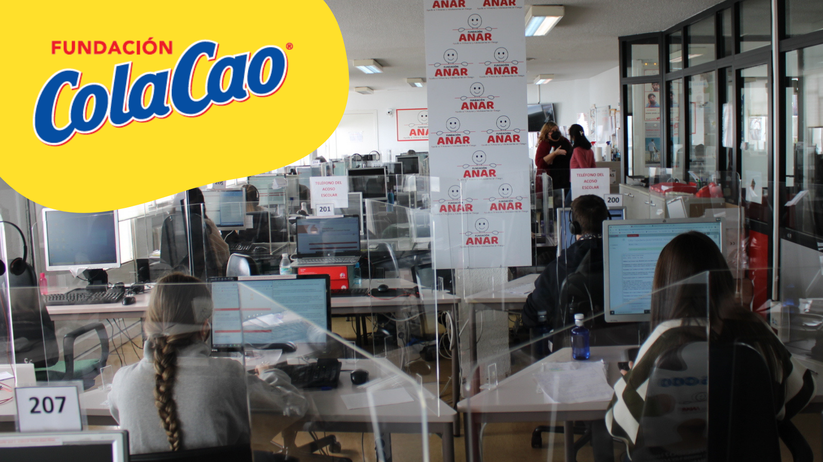 La Fundación ColaCao colabora con las Líneas de Ayuda ANAR a niños/as y adolescentes