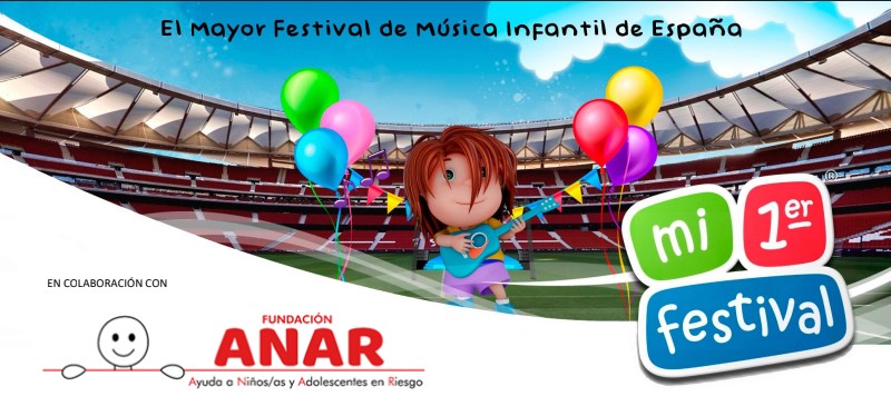Mi Primer Festival colabora con ANAR en la protección a la infancia
